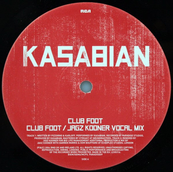 Kasabian : Club Foot (10")