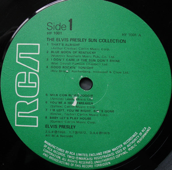 Elvis Presley : The Sun Collection (LP, Comp, Mono, Gre)