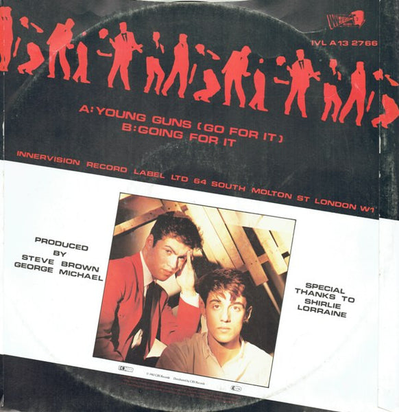 Wham! : Young Guns (Go For It) (12", Single)