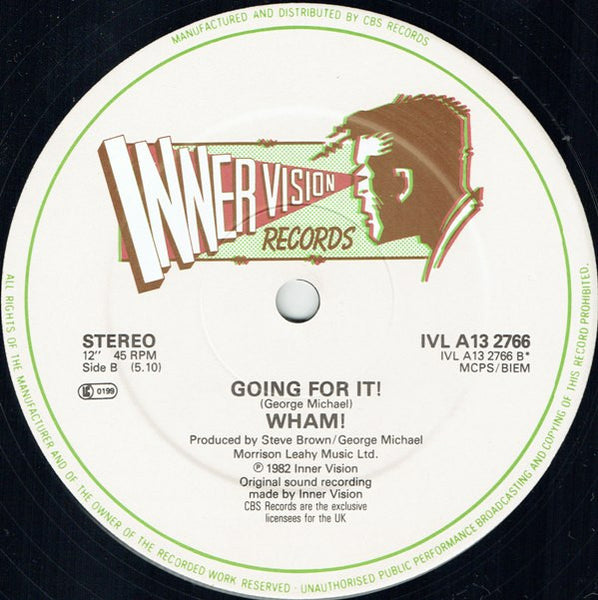 Wham! : Young Guns (Go For It) (12", Single)