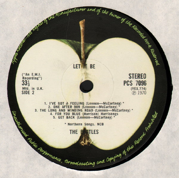 The Beatles : Let It Be (LP, Album, RP)