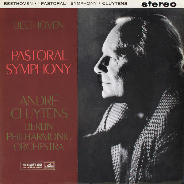 Beethoven* - André Cluytens, Berlin Philharmonic Orchestra* : Pastoral Symphony (LP, Whi)