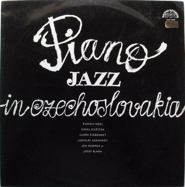 Various : Piano Jazz In Czechoslovakia (LP, Album, RP)
