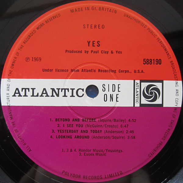 Yes : Yes (LP, Album, RP, Gat)