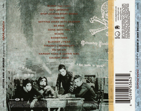 Papa Roach : Getting Away With Murder (CD, Album, Enh, S/Edition)