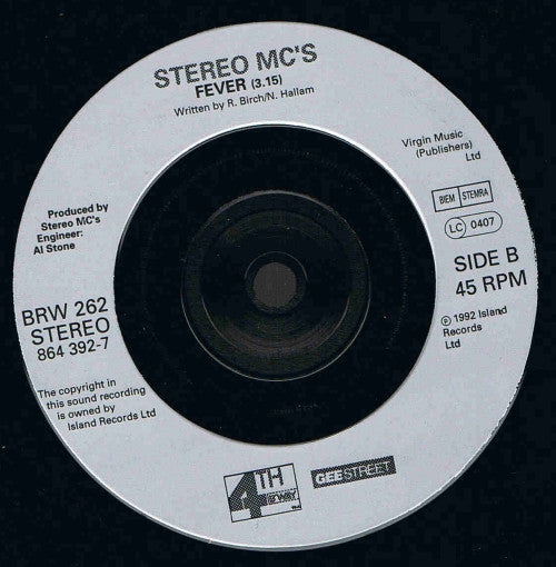Stereo MC's : Connected (7", Single, Sil)