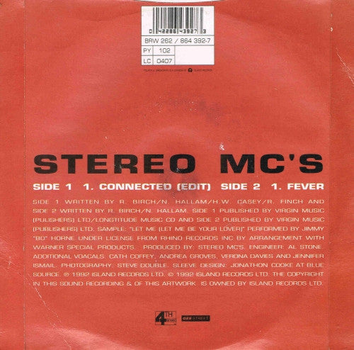 Stereo MC's : Connected (7", Single, Sil)