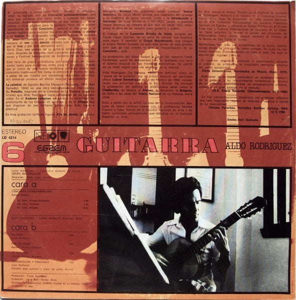 Aldo Rodriguez : Guitarra (LP, Gre)