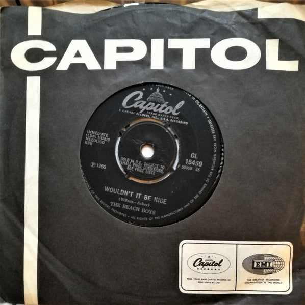 The Beach Boys : God Only Knows (7", Single, Pus)