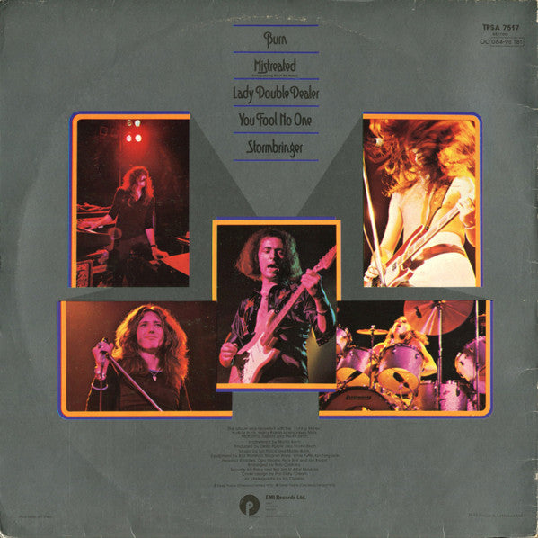 Deep Purple : Made In Europe (LP, Album, Gat)