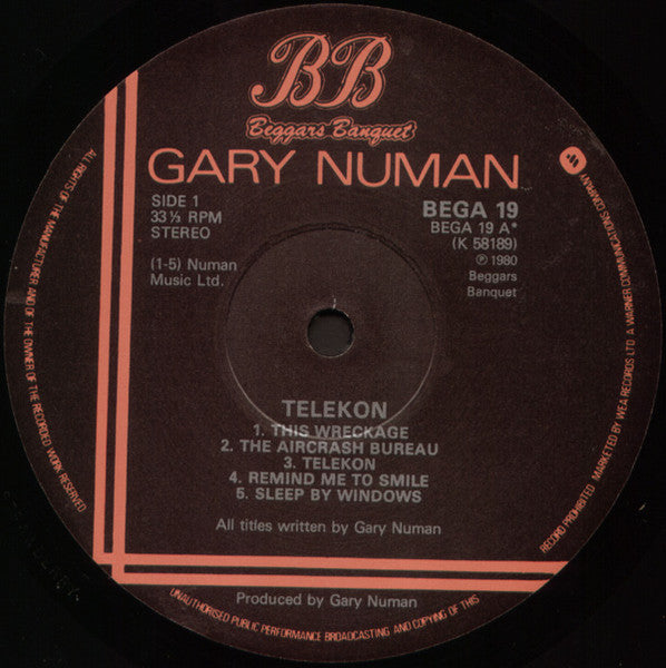 Gary Numan : Telekon (LP, Album)