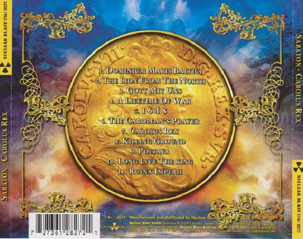 Sabaton : Carolus Rex (CD, Album)