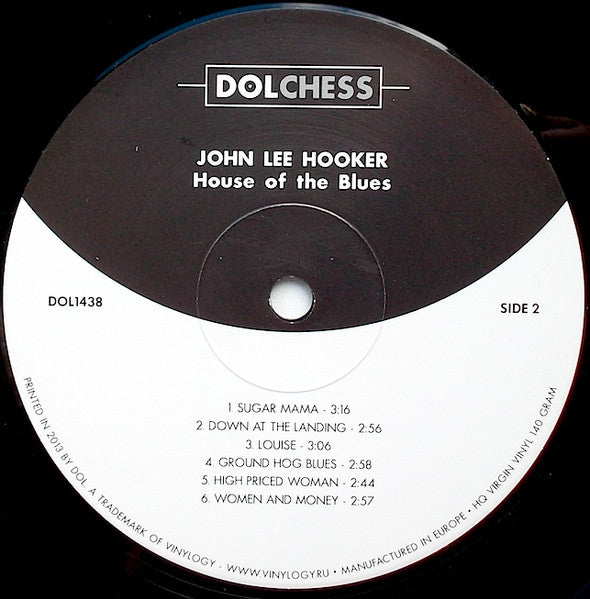 John Lee Hooker : House Of The Blues (LP, Album, RE, 140)