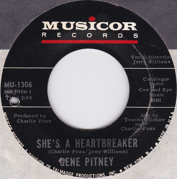Gene Pitney : She's A Heartbreaker / Conquistador (7")