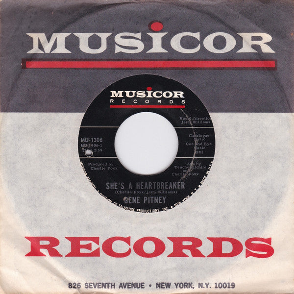 Gene Pitney : She's A Heartbreaker / Conquistador (7")