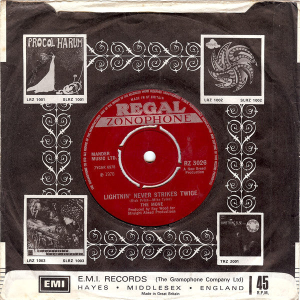 The Move : Brontosaurus (7", Single, Pus)