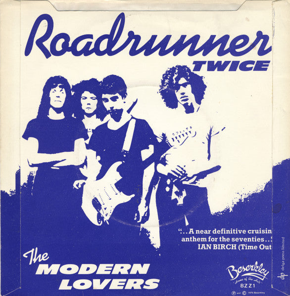 Jonathan Richman : Roadrunner Once (7", Single, Pic)