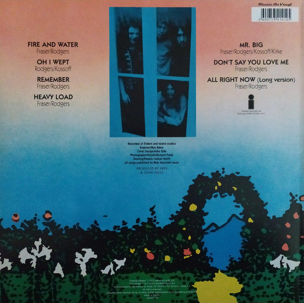 Free : Fire And Water (LP, Album, RE, 180)