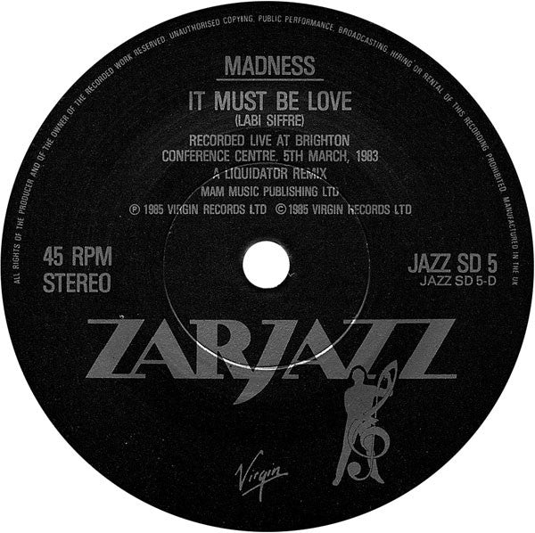 Madness : Yesterday's Men (7", Shape, Pic + 7", Single)