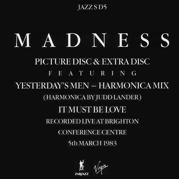 Madness : Yesterday's Men (7", Shape, Pic + 7", Single)