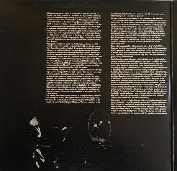 Gerry Mulligan And The Concert Jazz Band* : Live (2xLP, Comp)