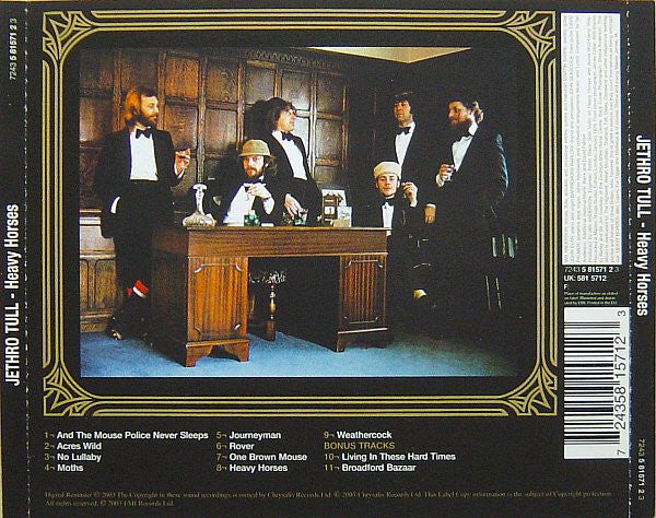 Jethro Tull : Heavy Horses (CD, Album, RE, RM, RP)
