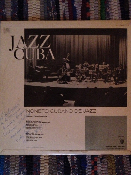 Leopoldo "Pucho" Escalante : Jazz Cuba. Noneto Cubano De Jazz (LP)