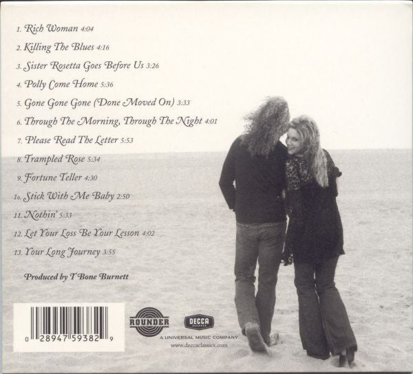 Robert Plant | Alison Krauss : Raising Sand (CD, Album, Dig)