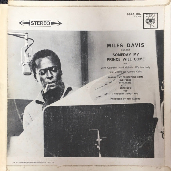 Miles Davis Sextet* : Someday My Prince Will Come (LP, Album, RE)