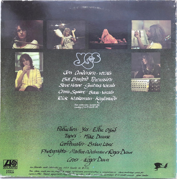 Yes : Close To The Edge (LP, Album, RE, Gat)