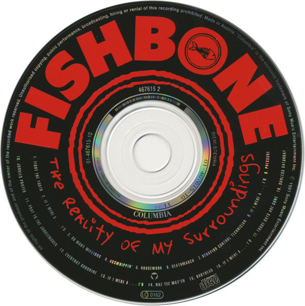 Fishbone : The Reality Of My Surroundings (CD, Album)
