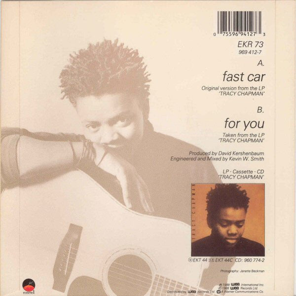Tracy Chapman : Fast Car (7", Single, Dam)
