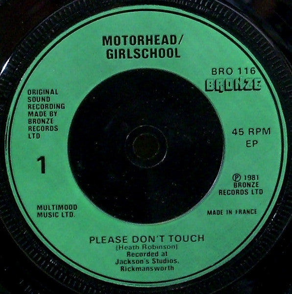 Motörhead / Girlschool : St. Valentines Day Massacre (7", EP, Single, PIM)