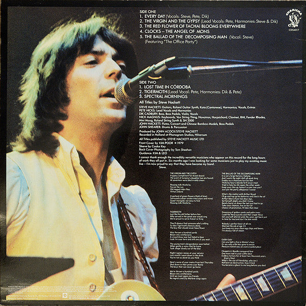 Steve Hackett : Spectral Mornings (LP, Album, Sma)