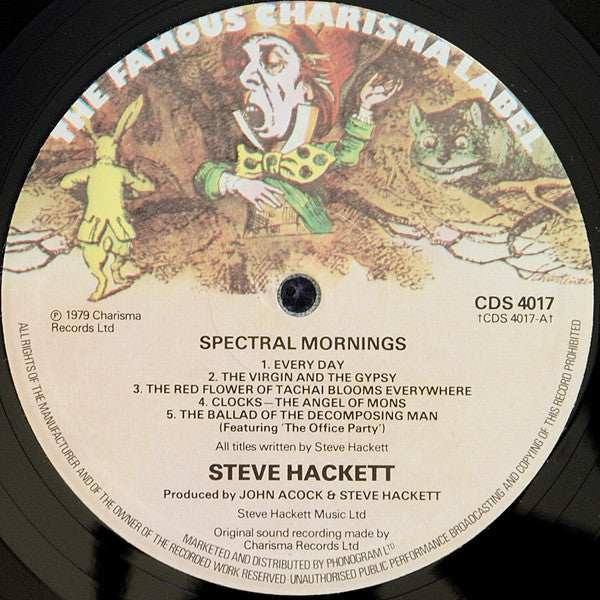 Steve Hackett : Spectral Mornings (LP, Album, Sma)