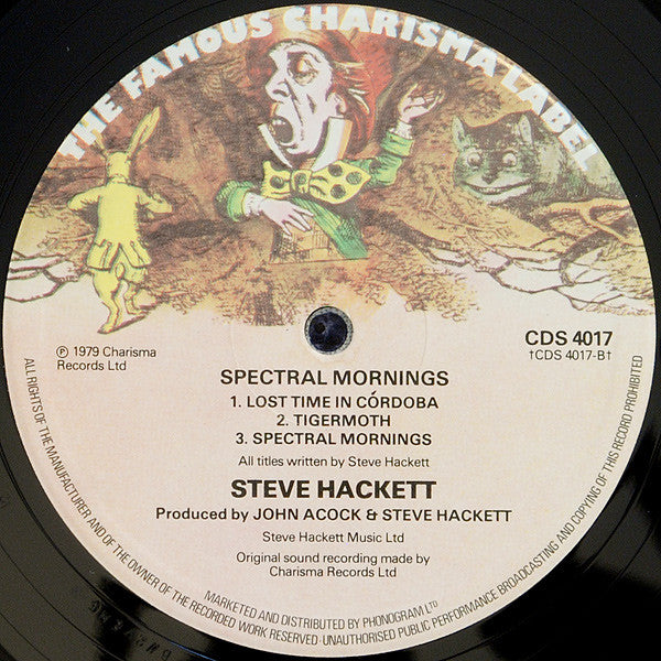 Steve Hackett : Spectral Mornings (LP, Album, Sma)