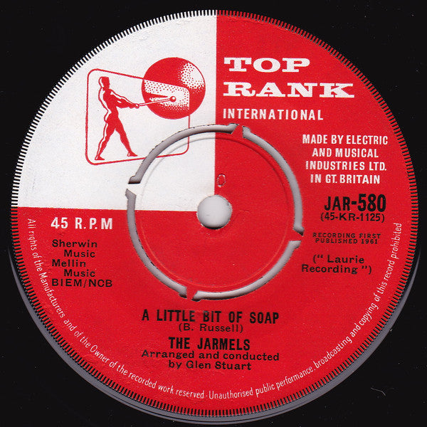 The Jarmels : A Little Bit Of Soap (7", Single)