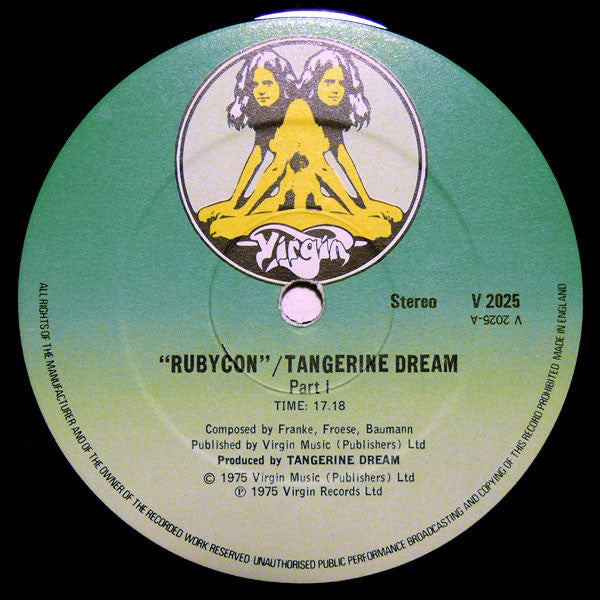 Tangerine Dream : Rubycon (LP, Album, RP, Gat)