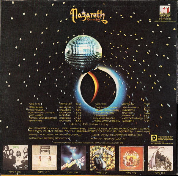 Nazareth (2) : Greatest Hits (LP, Comp)