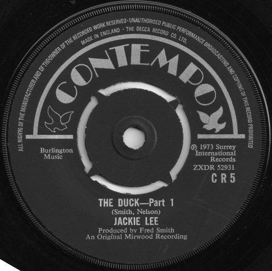 Jackie Lee : The Duck (7")