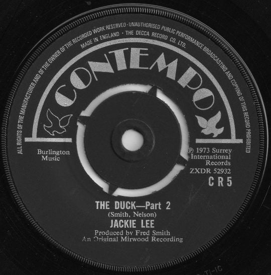 Jackie Lee : The Duck (7")
