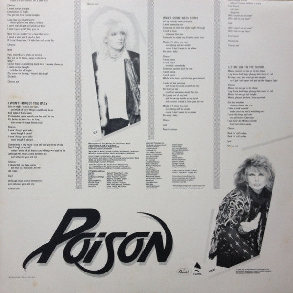 Poison (3) : Look What The Cat Dragged In (LP, Album)
