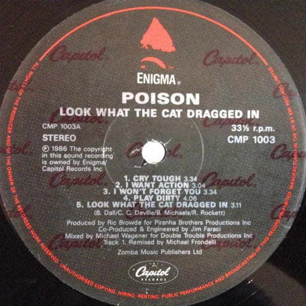 Poison (3) : Look What The Cat Dragged In (LP, Album)