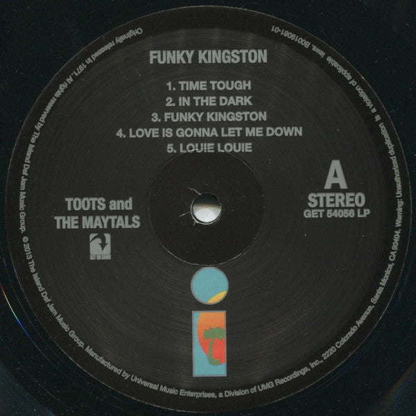 Toots & The Maytals : Funky Kingston (LP, Album, RE)