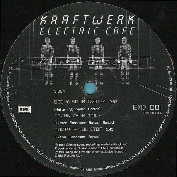 Kraftwerk : Electric Cafe (LP, Album, Gat)