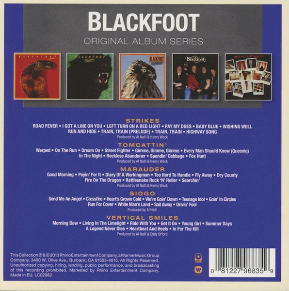 Blackfoot (3) : Original Album Series (CD, Album, RE + CD, Album, RE + CD, Album, RE + CD)