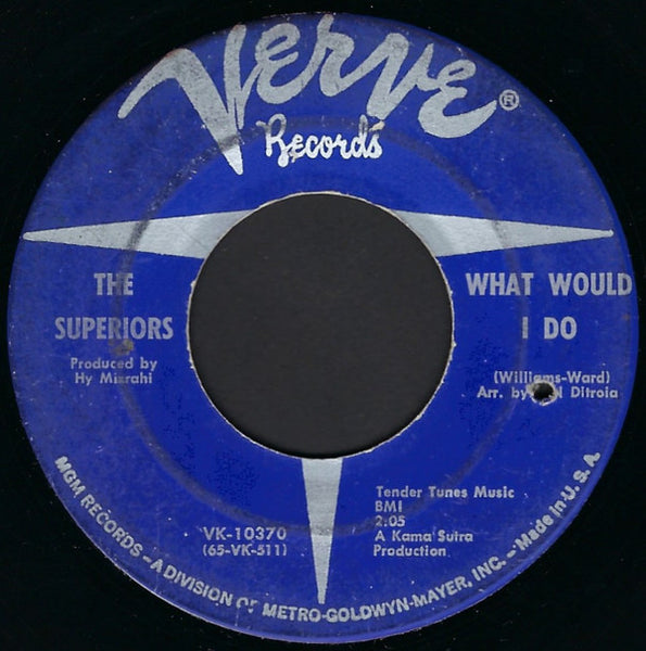 The Superiors : What Would I Do  (7", Single)