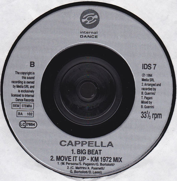 Cappella : Move It Up / Big Beat (7")