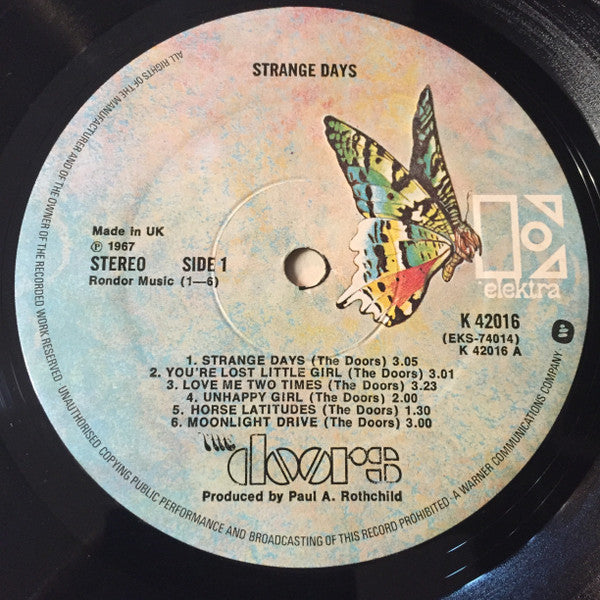 The Doors : Strange Days (LP, Album, RE)
