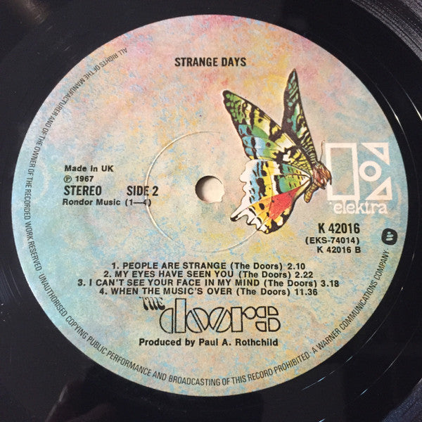 The Doors : Strange Days (LP, Album, RE)